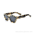 Wholesale Cheap Women Cat Eye Shape Fashion High Quality Thick Acetate Sunglasses